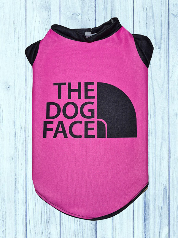 The Dog Face TShirt Pink Pimp My Pooch Ireland Dog Boutique